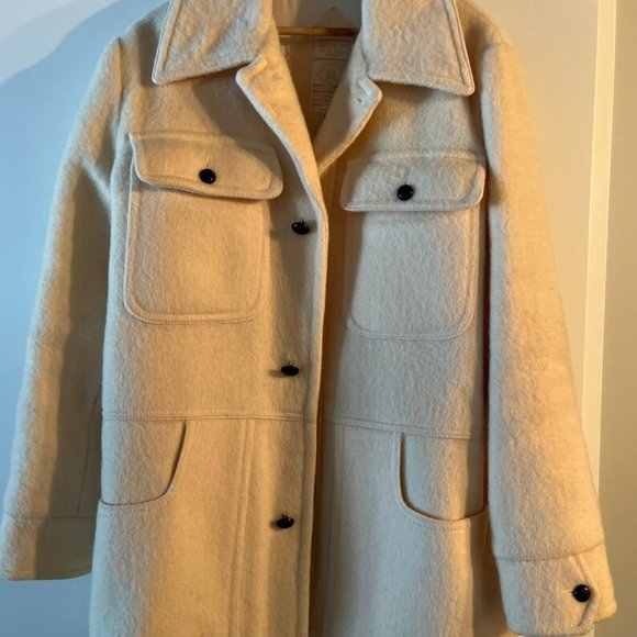 Vintage 100% Wool Hudson's Bay Point Coat Men's XL - Picture 2 of 9